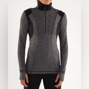 Lululemon Run: Your Heart Out Pullover 
Heathered Black